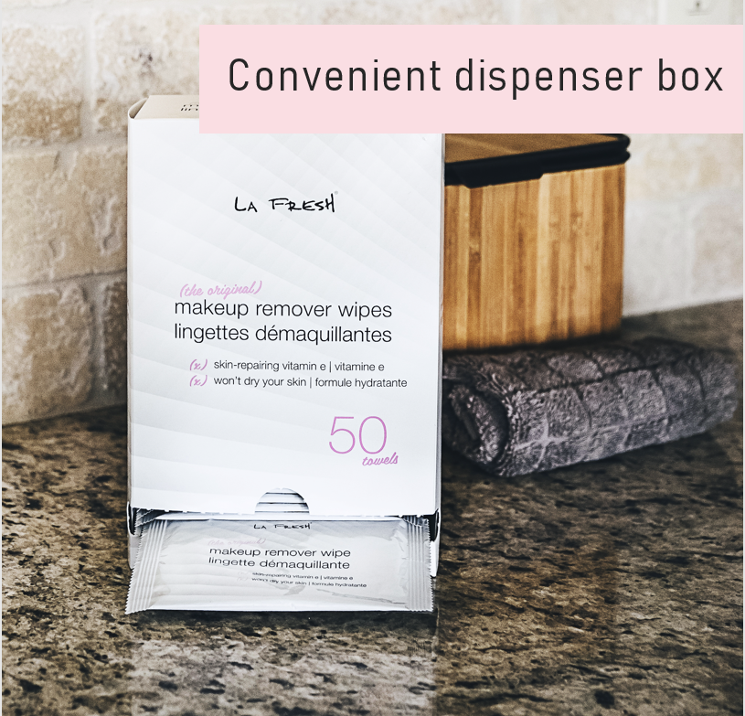 LA Fresh Original Hotel Makeup Remover Wipes Individual Wrapped