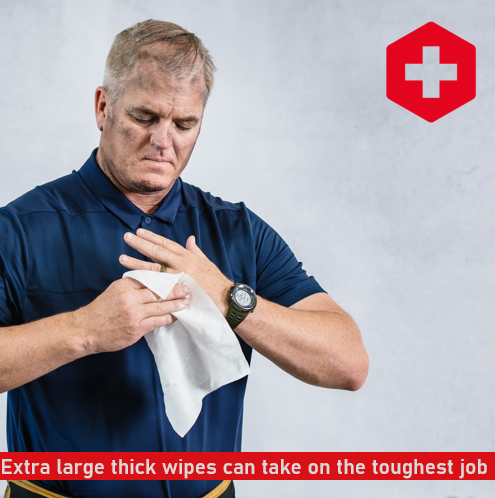 Hero Wipes Extra Large Body Wipes Individual Wrapped