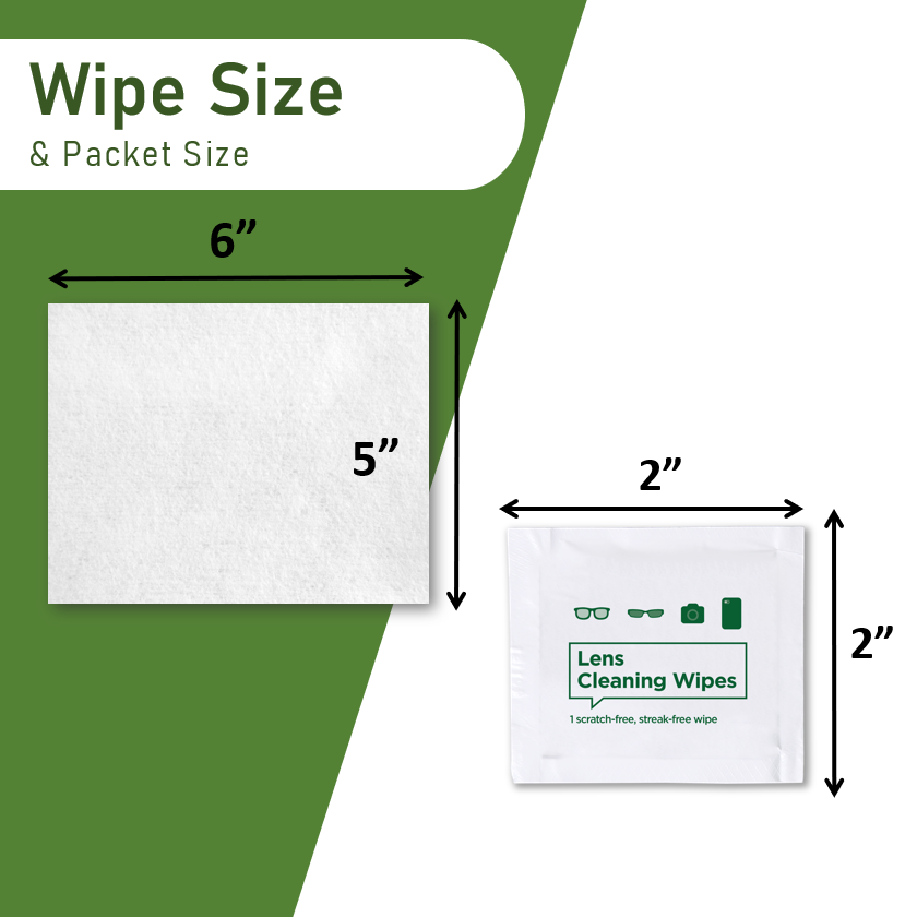 HandyClean Lens Cleaning Wipes Individually Wrapped