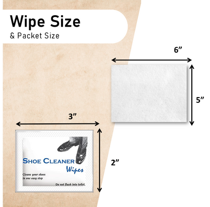 Diamond Wipes Shoe Shine Wipes Individual Wrapped