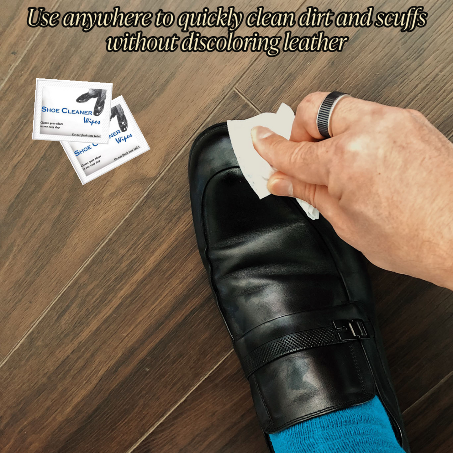 Diamond Wipes Shoe Shine Wipes Individual Wrapped