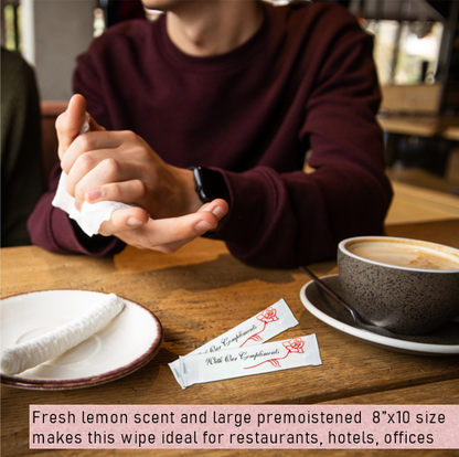 Diamond Wipes (A) Pre-Moistened Hand Wipes Individual Wrapped