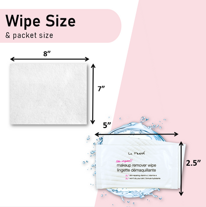 LA Fresh Original Hotel Makeup Remover Wipes Individual Wrapped