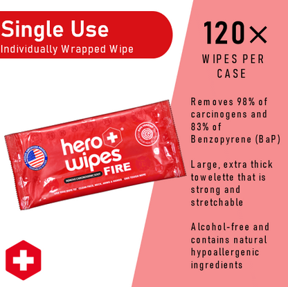 Hero Wipes Extra Large Body Wipes Individual Wrapped
