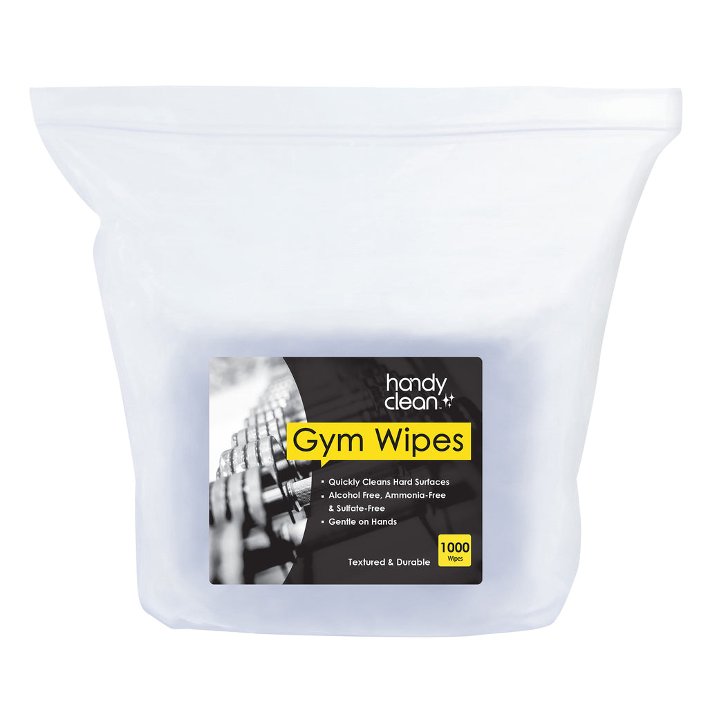 HandyClean Gym Surface Cleaning Wipes 1000 ct Jumbo Roll